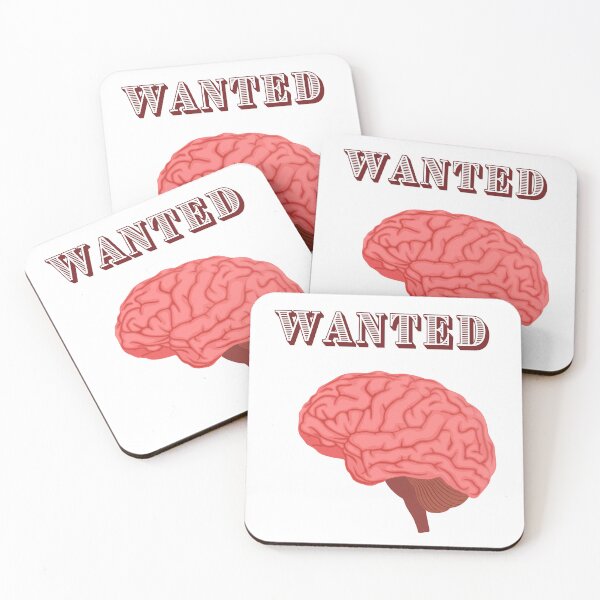 Item preview, WANTED Brain Retro designed and sold by ookiArt.