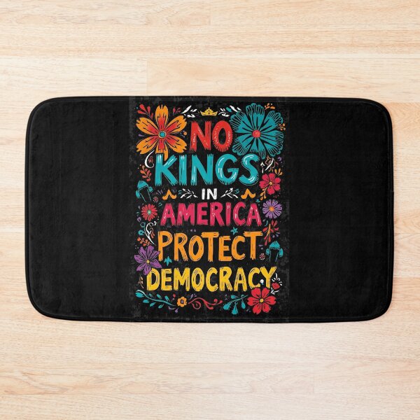 Item preview, Protect Democracy Protest Poster, No Kings rally day Protests Sign, Anti-Trump, Political Activist designed and sold by RuperDelois.