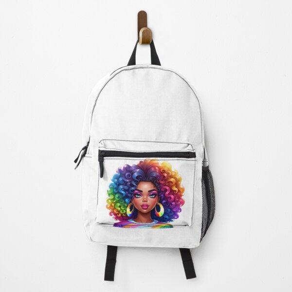 Artikelvorschau, Afro Rainbow Magic – Selbstbewusste, farbenfrohe Königin entworfen und verkauft von Lulunza.
