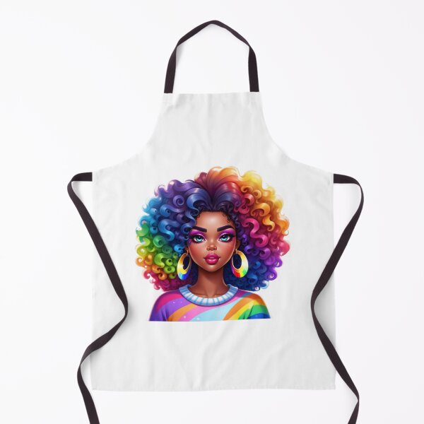 Item preview, Afro Rainbow Magic – Confident Colorful Queen designed and sold by Lulunza.