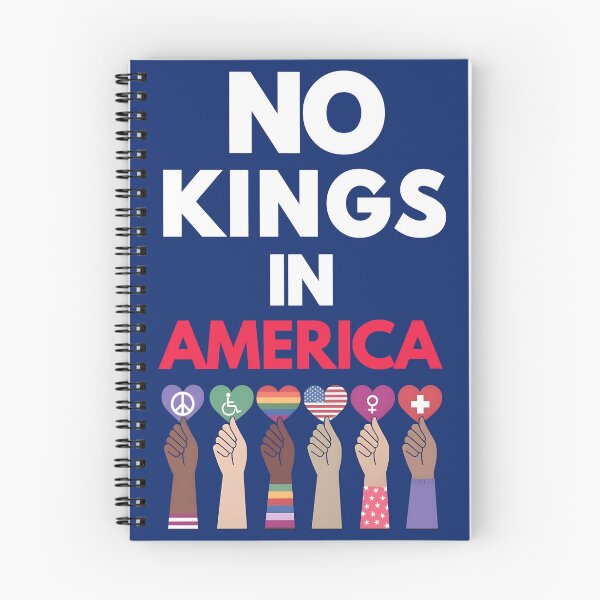 Item preview, No Kings In America Protest Sign Printable, Anti Trump Protest Poster For March, Political Activist Rally designed and sold by RuperDelois.