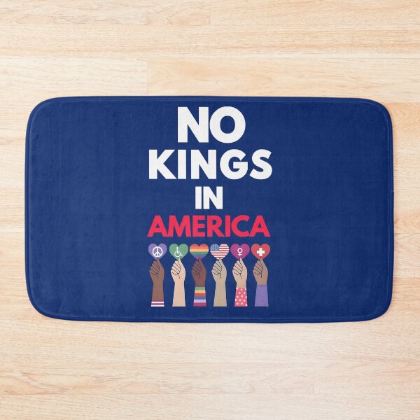 Item preview, No Kings In America Protest Sign Printable, Anti Trump Protest Poster For March, Political Activist Rally designed and sold by RuperDelois.