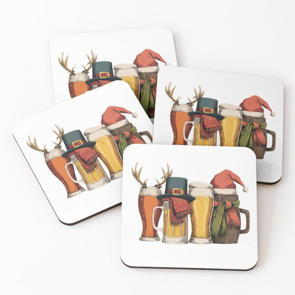 Item preview, Christmas Beer Mugs designed and sold by NicolasGlowArt.