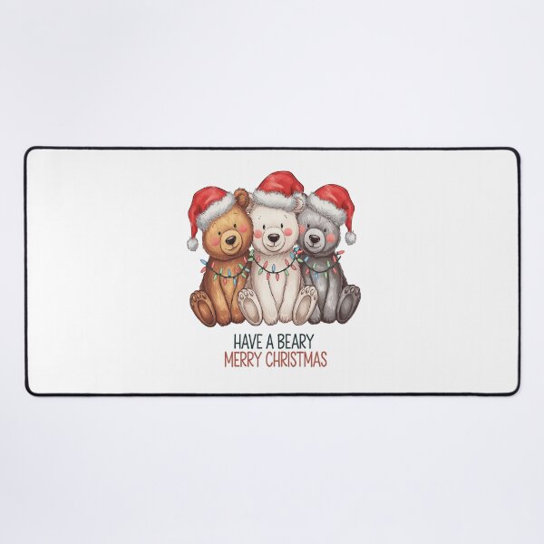Item preview, Christmas Bear Pun - Have A Beary Christmas designed and sold by VladoZork.