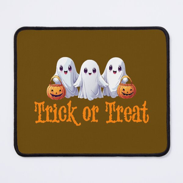 Item preview, Three Cute Ghosts Trick or Treating – Spooky Halloween Night designed and sold by DeeLulu.