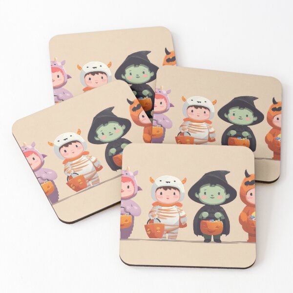 Item preview, Little Monsters Lineup – Cute Kids in Costumes designed and sold by BennyPuppy.