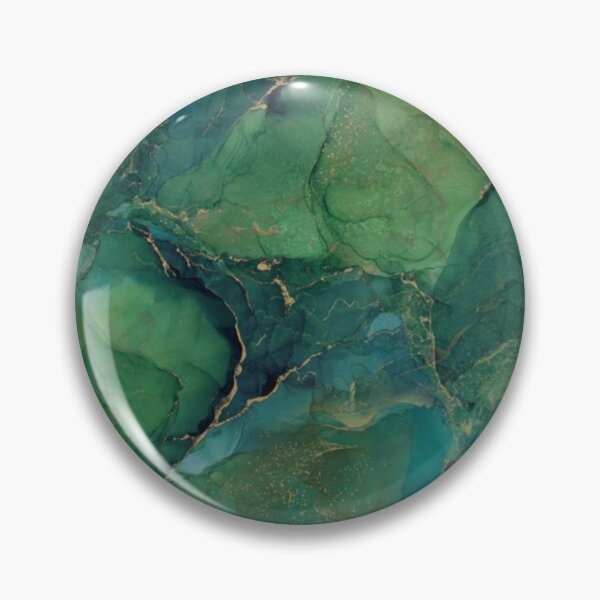 Item preview, Malachite marble in blue-green – noble deep-sea texture with golden veins designed and sold by colorofmagic.