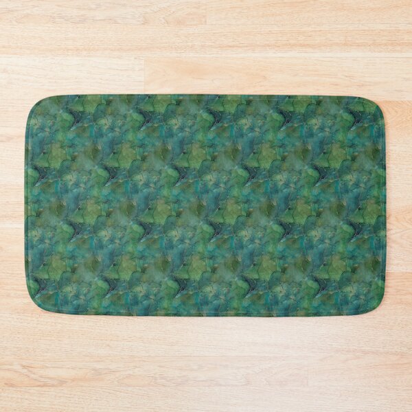 Item preview, Malachite marble in blue-green – noble deep-sea texture with golden veins designed and sold by colorofmagic.