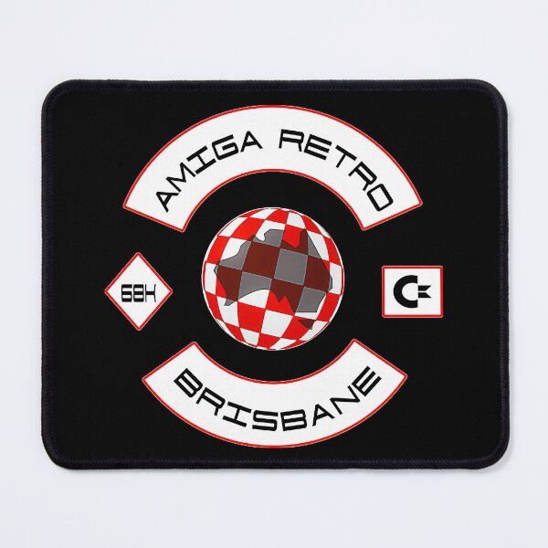 Item preview, Amiga Retro Brisbane - Biker Patches designed and sold by jenetmitanm.