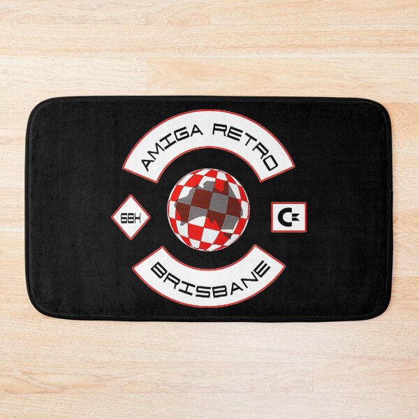 Item preview, Amiga Retro Brisbane - Biker Patches designed and sold by jenetmitanm.