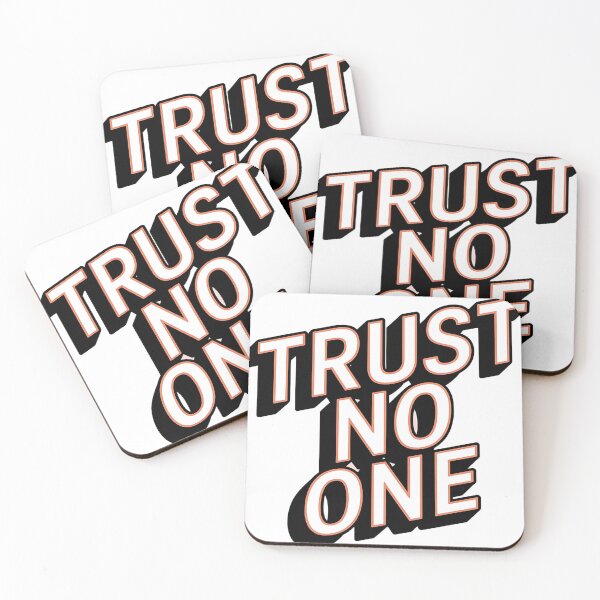 Item preview, x files trust no one designed and sold by Fastokart.