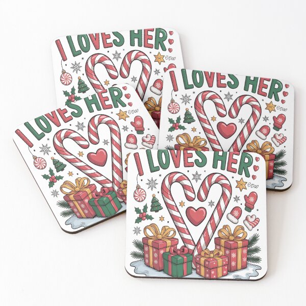 Item preview, Christmas Candy Cane Heart I Loves Here designed and sold by VladoZork.