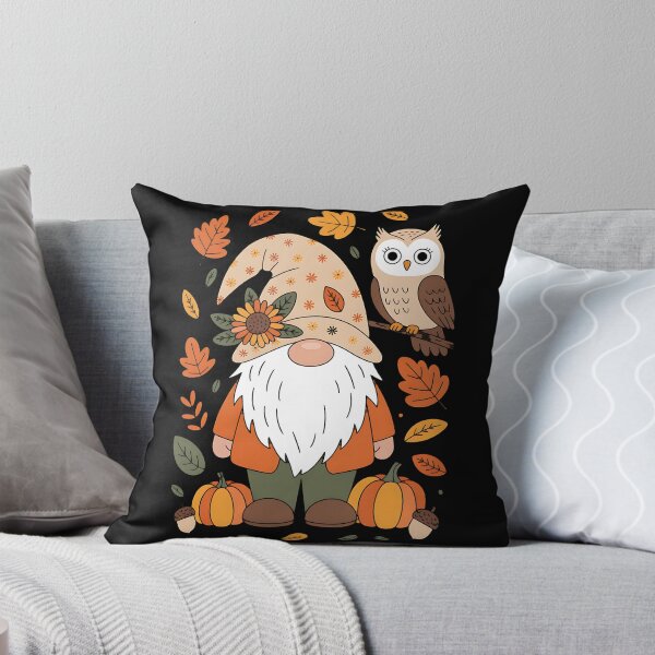 Item preview, Funny Peace Gnome Halloween Thanksgiving Pumpkin Autumn Fall designed and sold by BakeryDozen.