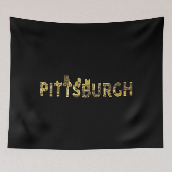 Item preview, Pittsburgh Skyline Black and Yellow City T-Shirt designed and sold by CathyBabson.