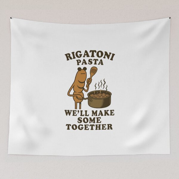 Item preview, Rigatoni Pasta We ll Make Some Together Funny Marcus The Worm designed and sold by MarlinConroy.