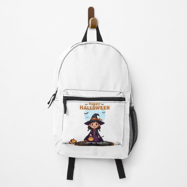 Item preview, Cute Little Witch Trick-or-Treating – Happy Halloween Art designed and sold by DroolWorthyUS.