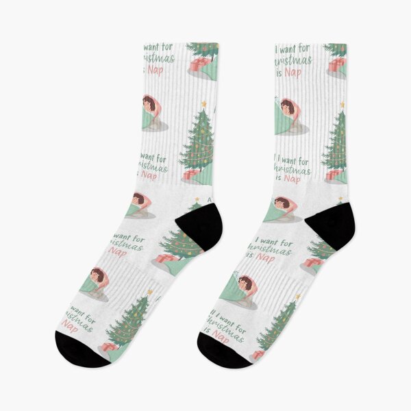 Item preview, All I Want for Christmas Is Nap – Funny Cozy Holiday Design designed and sold by jelonkaa.