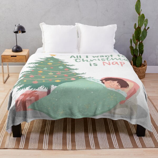 Item preview, All I Want for Christmas Is Nap – Funny Cozy Holiday Design designed and sold by jelonkaa.