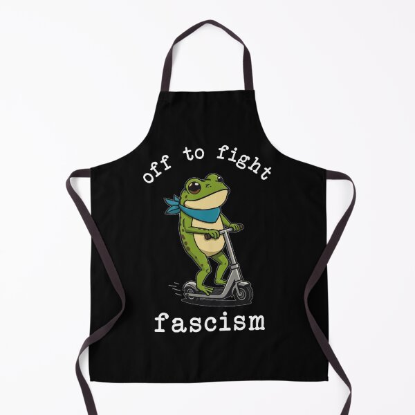 Item preview, Portland Frog Off to Fight Fascism  designed and sold by MarlinConroy.
