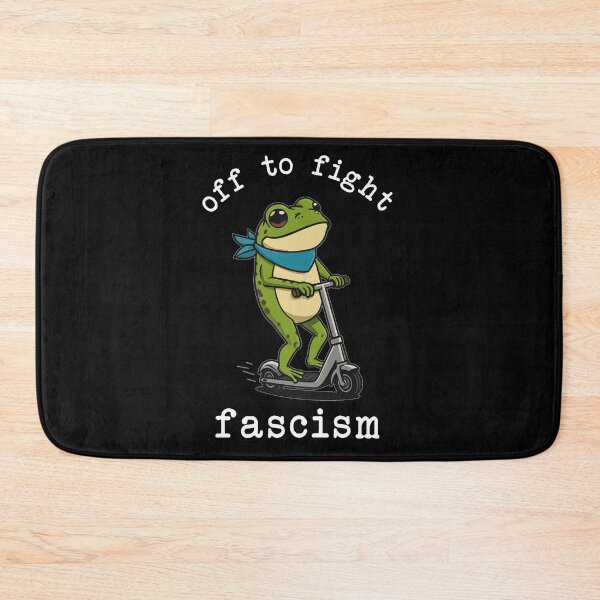 Item preview, Portland Frog Off to Fight Fascism  designed and sold by MarlinConroy.