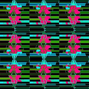 Artwork thumbnail, Flower pattern 7 by Design4uStudio