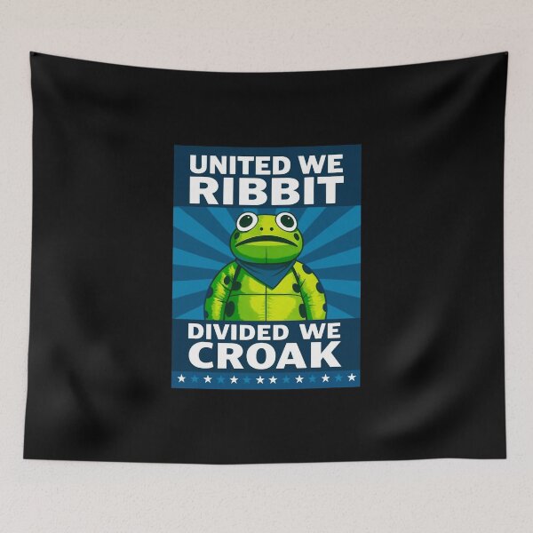 Item preview, Portland Frog Printable Protest Signs No Kings United We Ribbit Devided We Croak designed and sold by MarlinConroy.