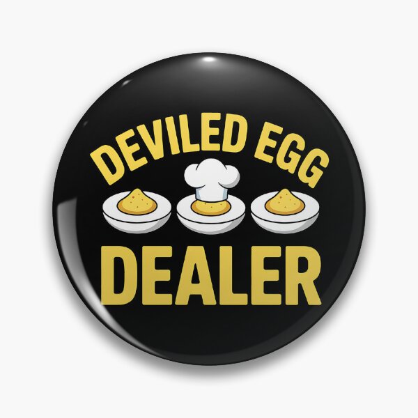 Item preview, Funny Thanksgiving Fathers Day Retro Deviled Egg Dealer designed and sold by BakeryDozen.