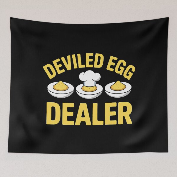 Item preview, Funny Thanksgiving Fathers Day Retro Deviled Egg Dealer designed and sold by BakeryDozen.