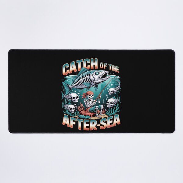 Item preview, skeleton fishing - spooky fisherman - halloween fishing - dark humor fishing - undead angler - bone fisherman - gothic fishing - creepy fishing - skull fisherman - macabre angler - ghost fish designed and sold by JansenGS.