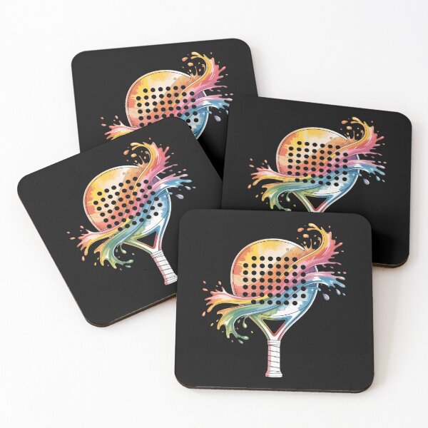 Item preview, Pickleball Splash Colors Paddle designed and sold by Sunset4Bones.