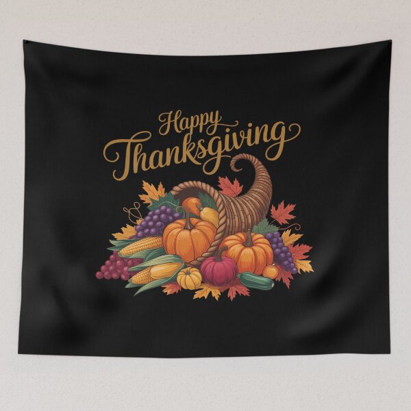 Item preview, Season of Gratitude with Our Happy Thanksgiving designed and sold by Sunset4Bones.
