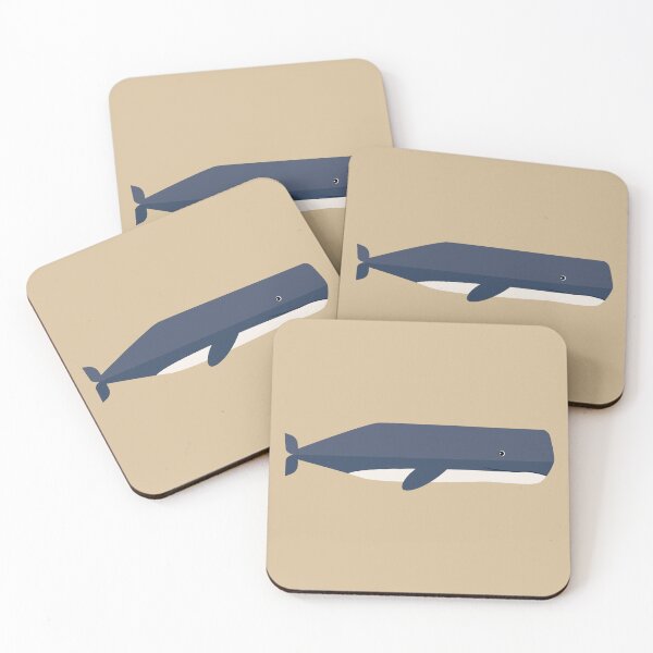 Item preview, Sperm whale on brown designed and sold by reneesillus.