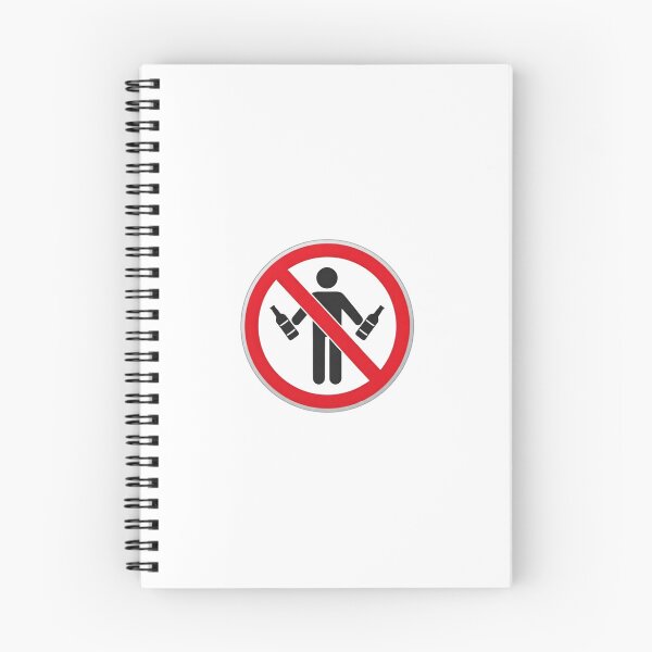 Item preview, A prohibition sign with a person holding bottles designed and sold by PixelVibe782.