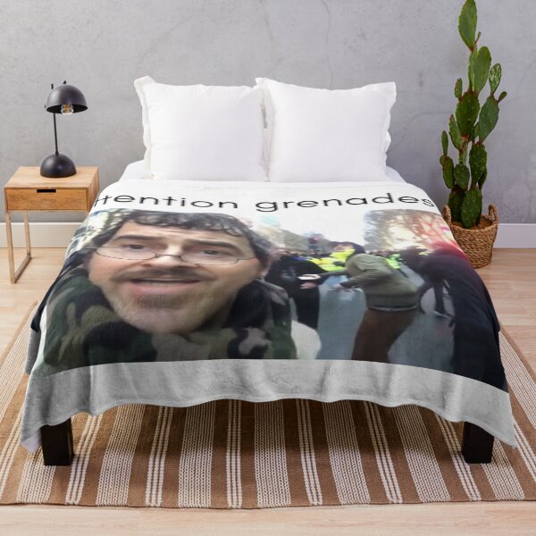 Item preview, Beware of grenades Meme designed and sold by Crealice.