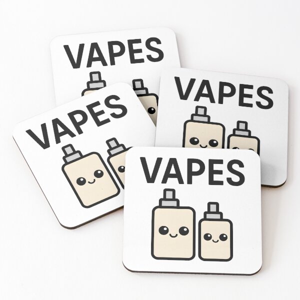 Item preview, VAPES – Cute Kawaii Vape Characters Design designed and sold by House of Taste Vape Designs.