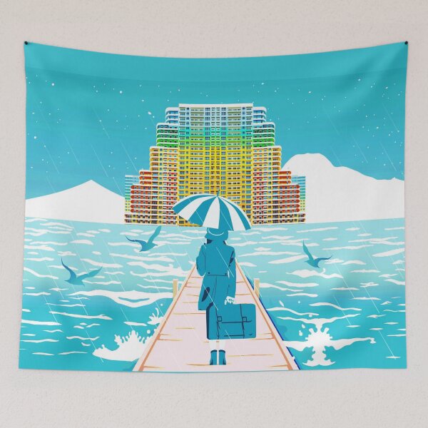 Item preview, Urban monster on a rainy day designed and sold by Design4uStudio.