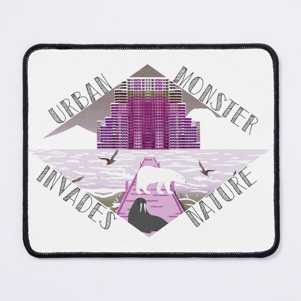 Item preview, Urban monster invades nature designed and sold by Design4uStudio.