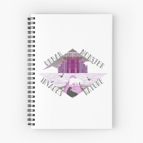 Item preview, Urban monster invades nature designed and sold by Design4uStudio.