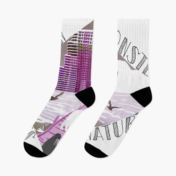 Item preview, Urban monster invades nature designed and sold by Design4uStudio.