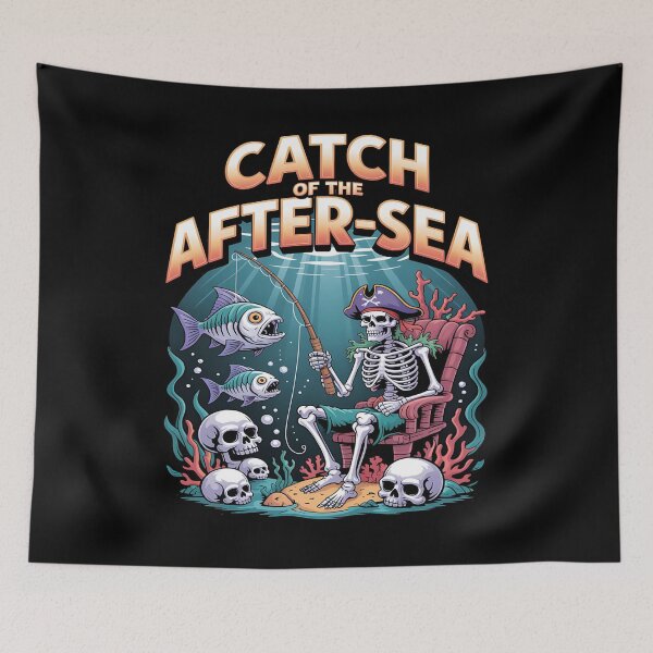 Item preview, skeleton fishing - eternal fishing - afterlife adventure - bone deep fishing - lake of lost lures - grim reaper fishing - spooky lake - death fishing - fishing never dies - ghostly fisherman designed and sold by JansenGS.