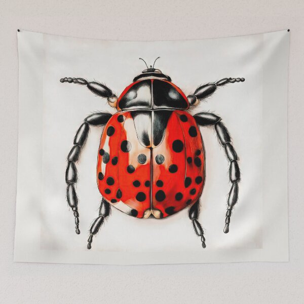 Item preview, Ladybug in Vintage Scientific Illustration Style designed and sold by LanaGustavsson.