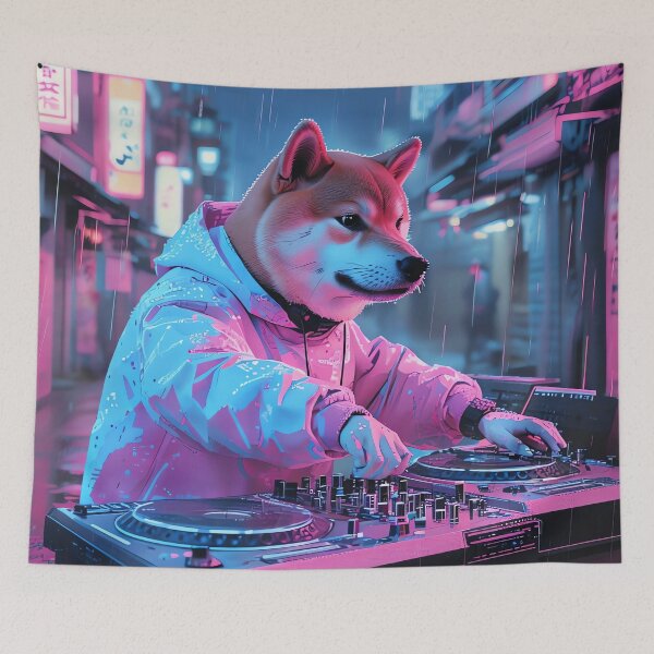 Item preview, Vaporwave Shiba designed and sold by ONYX Pixee.