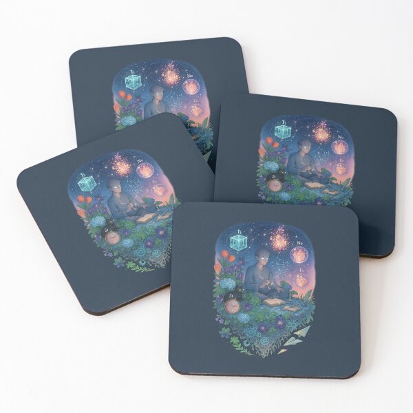 Item preview, The Floating Blueprint of Thought designed and sold by BrushAndBreathe.