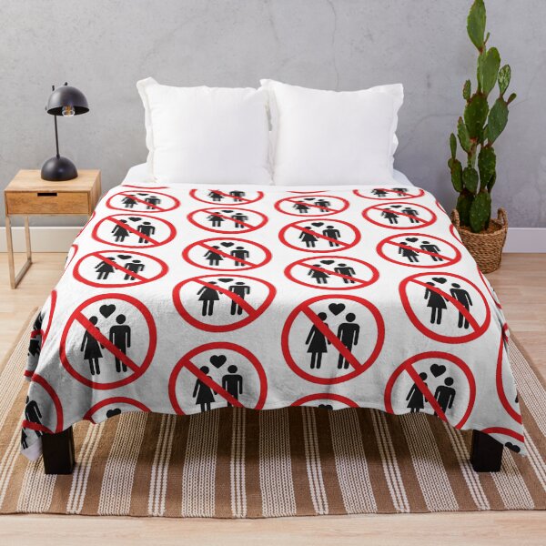 Item preview, No Love – Prohibition Sign with Couple Silhouettes and Heart Symbol on White Background designed and sold by PixelVibe782.