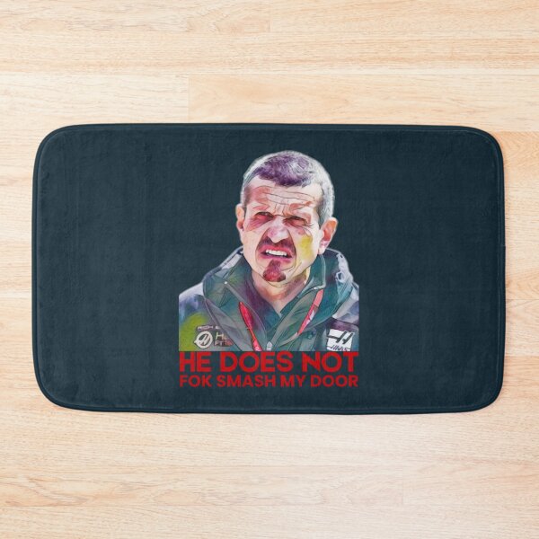 Item preview, Guenther Steiner F1 He Does Not Fok Smash My Door  designed and sold by Roddyfinlee.