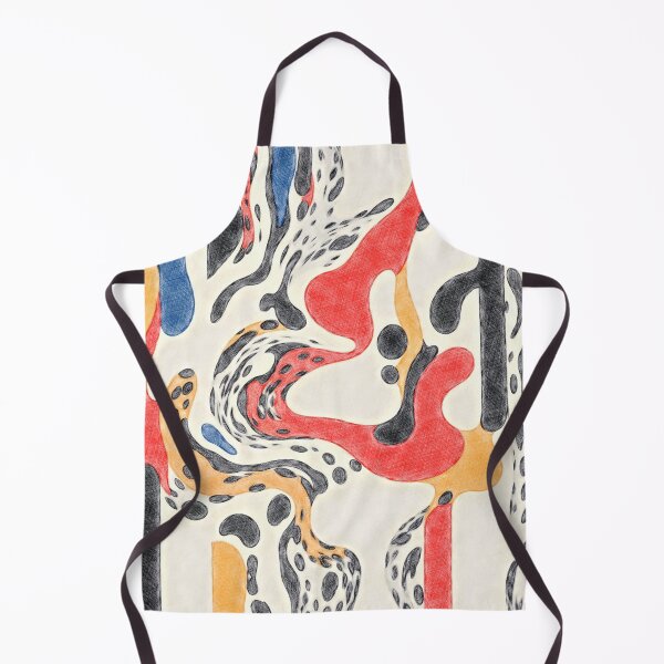 Item preview, Fluid Abstract Dalmation Print - Modern Organic Shapes designed and sold by Hen-C-Art.