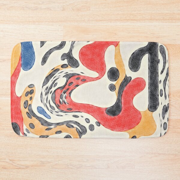 Item preview, Fluid Abstract Dalmation Print - Modern Organic Shapes designed and sold by Hen-C-Art.