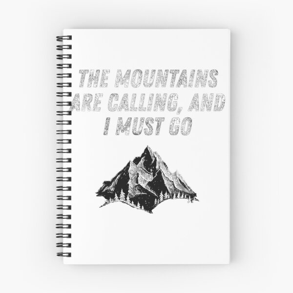 Item preview, "The mountains are calling, and I must go" designed and sold by LOULOU SHOPPING.