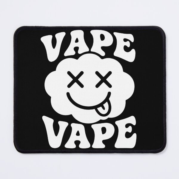 Item preview, Vape Vape – Retro Groovy Smiley Cloud Design designed and sold by House of Taste Vape Designs.