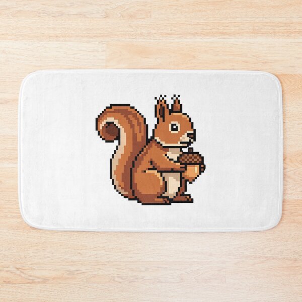 Item preview, Pixel Art Squirrel Acorn Retro 8-Bit designed and sold by k3rstman1.